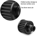12mm Car Motorcycle Cold Air Intake Filter Turbo Vent Crankcase Breather