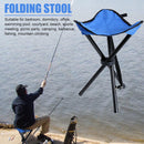 Folding Camping Stool Outdoor Travel Beach Picnic Hiking Seat Chair (Blue) Newly