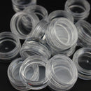 50x Plastic Empty Cosmetic Sample Container 3 Grams Jars Containers pot  hot.