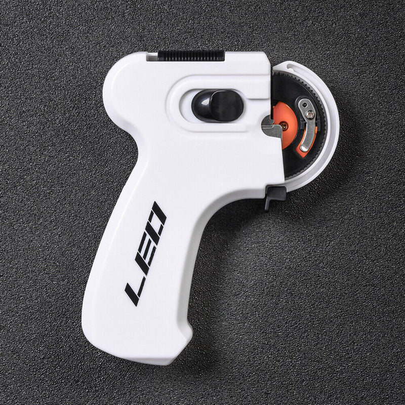 Electric Hook Device Auto Needle Knotter Fishing Line Winder (White Long) Newly