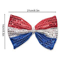 70th Party UNION JACK BOW TIE PLATINUM JUBILEE SEQUIN GREAT BRITAIN FLAG