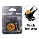 MTB Bike Headset Cover w/ Screw Bicycle Fork Tube Stem Cap Covers (Yellow) Newly