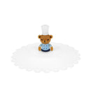 Multi-functional Silicone Dust-proof Bowl Cover Leak-proof Cup Lid (White)