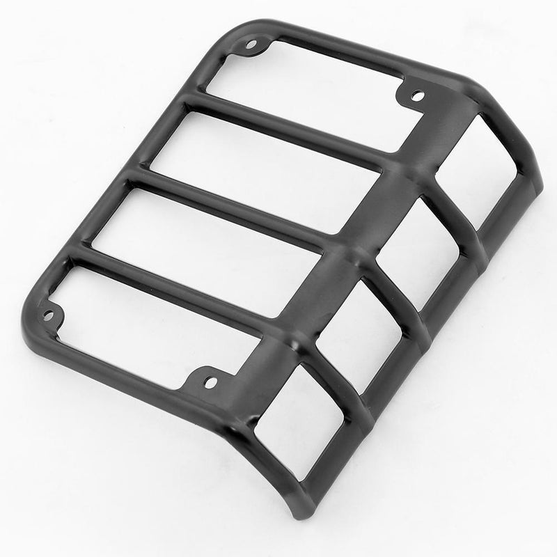 1Pair Metal Rear Tail Light Guards Covers for 07-17 Jeep Wrangler JK JKU