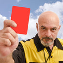 PVC Soccer Referee Red Yellow Cards Football Match Training Tool (2pcs)
