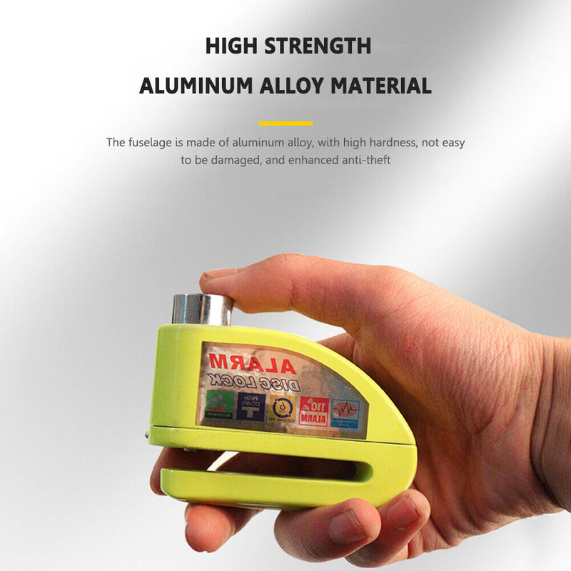 Motorcycle Bike Alarm Lock 110dB Loud Security Mountain Bicycle Disc Brake Lo