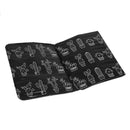Aluminum Foil Wall Oil Splash Guard Gas Stove Oil Splatter Screen (Black)