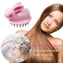 Silicone Head Scalp Massage Brush Shampoo Hair Washing Bath Comb (Pink) Newly