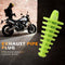 Motorcycle Exhaust Silencer Muffler Wash Plug Small (Fluorescent Yellow)
