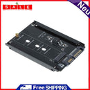 Black Metal Enclosure CY B + M Socket 2 m2 NGFF (SATA) SSD 2.5 SATA Adapter for