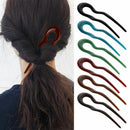 Styling Tools Hair Fork Hair Sticks Hairpin Acetate hairpins U Shape Hair Clip