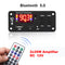 Amplifier MP3 Decoder Bluetooth-compatible Car USB TF AUX FM Radio Audio Mo