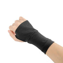 2pcs Gym Wrist Support Sports Wristband Hand Wrap Sprain Guards (Black L)