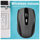 6 Buttons 2.4GHz Wireless 2000DPI Optical USB Receiver Laptop Notebook PC Mouse