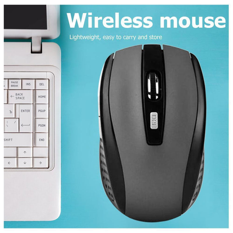 6 Buttons 2.4GHz Wireless 2000DPI Optical USB Receiver Laptop Notebook PC Mouse