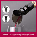 2 in 1 Wine Pourer Cap Dispenser Spout Glass Bottle Spout Decanter Stopper Tools