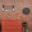 Metal Signs Warning Sign Home Garage Salon Decor Waterproof Rectangular 30x15cm