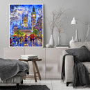 5D Diamond Painting City Street Full Round Drill DIY Mosaic Kit Home Pictures