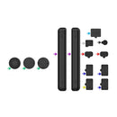 Game Console Dust Cover Dustproof Suit Kit for Switch OLED Plug Stopper
