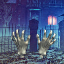 2Pcs Artificial Plastic Hands Halloween Haunted House Decoration Utility~