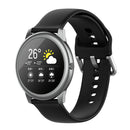 Silicone Soft Smart Watch Strap Smartwatch Belt for Amazfit Garmin (Black) Newly