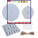 Dream Catcher Molds Feather Pendant Dream Catcher Mold Set for Wall Art Hangi