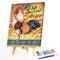 Canvas Paint By Numbers Chicken Oil Hand Painted Drawing Kit Home Decoration
