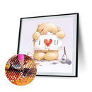 Love Bear DIY Diamond Painting Kits Full Round Drill Art Decor 30x30cm (CK059)