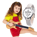5X2pcs/set Leather Band Watch Pendant Necklace Women Quartz Watches (White)