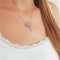 Elegant Fashion Women Religion Prayer Jewelry Angelwing Pendant Virgin Mary