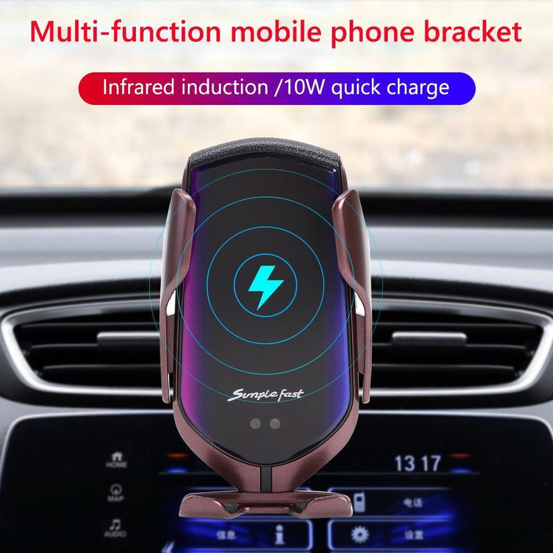 R1 Wireless Car Charger Phone Stand 10W Smart Charger for Mobile Phone Universal