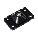 4pcs Stainless Steel Self-Adhesive Universal Pulley Caster Pulleys (Black) Newly