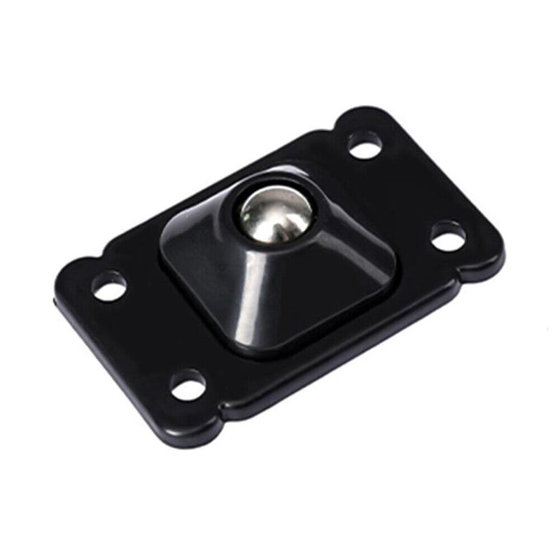 4pcs Stainless Steel Self-Adhesive Universal Pulley Caster Pulleys (Black) Newly