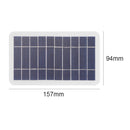 2W Solar Cells Power Bank Battery Charger 5V 400mA USB Portable Solar Panels