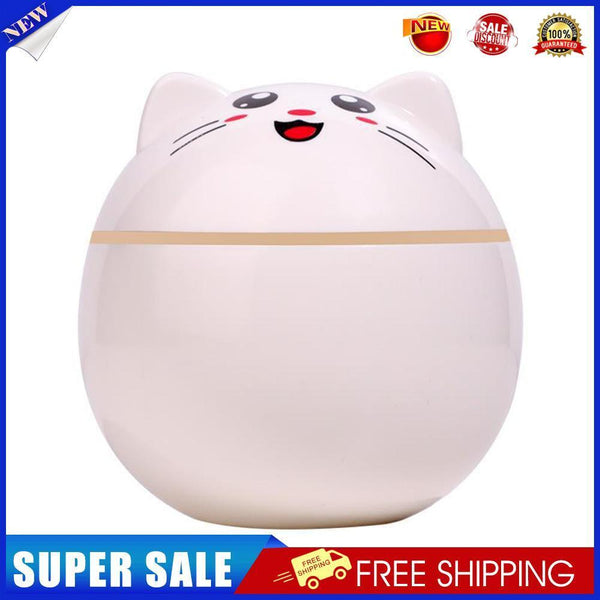 Lovely Cat Air Humidifier Ultrasonic Mist Maker Home LED Night Lamp (White)
