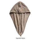 Microfiber Quick Drying Bath Towel Hair Dry Cap Women Girls Head Wrap Turban Hat