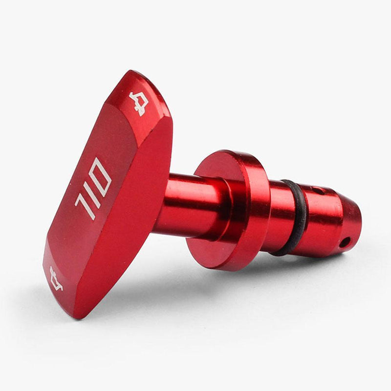 Aluminum Oil Dipstick Pull Handle for Ford Mustang GT V8 GT500 (Red) Newly