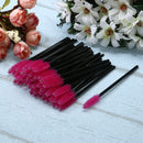 50PCS Disposable Eyelash Brush Mascara Wands Applicator Spoolers Makeup(2) Newly