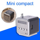 TD-V26 Mini 1.0 inch Radio FM Digital Portable Speakers w/FM Radio Receiver Supp