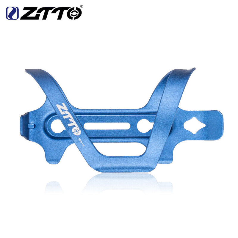 ZTTO MTB Bicycle Bottle Cage Ultralight Aluminum Kettle Bike Rack (Blue)
