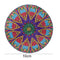 5D DIY Diamond Painting Mandala Wooden Round Coaster Cup Cushion (AA1058-3)