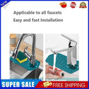 #A Silicone Drain Pad Double-sided Faucet Splash Catcher Bathroom Kitchen Gadget