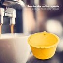 Stainless Steel Reusable Coffee Capsule Cup Filter for Dolce Gusto (Yellow)