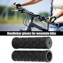 1 Pair Bicycle Handlebar Grips Anti-Slip Mountain Bike Plastic Bar Grip Cov