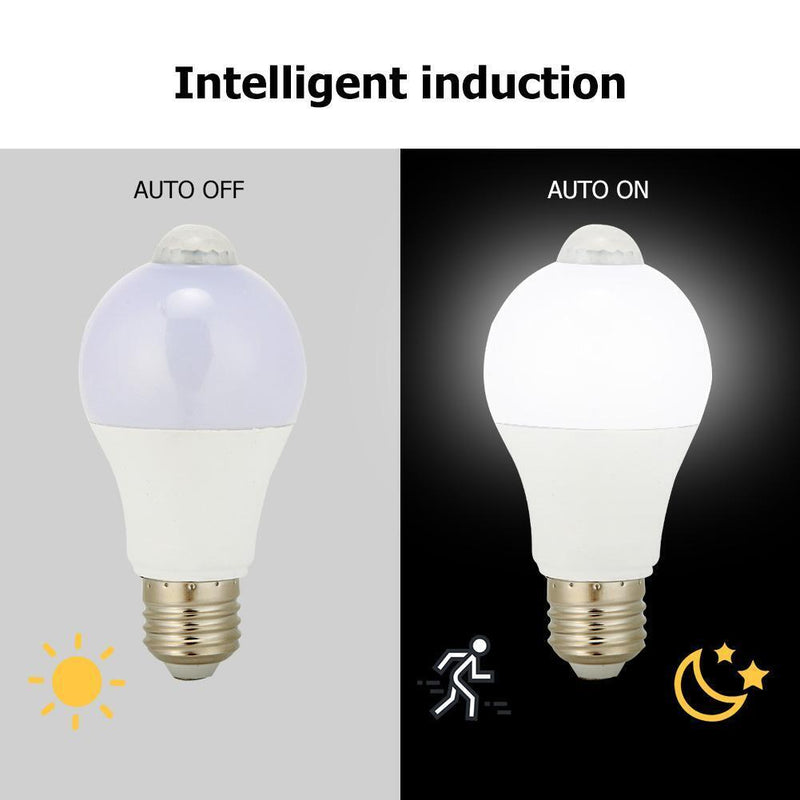LED PIR Bulb Light Night Light Motion Sensor Lamp for Home Lighting (12W)
