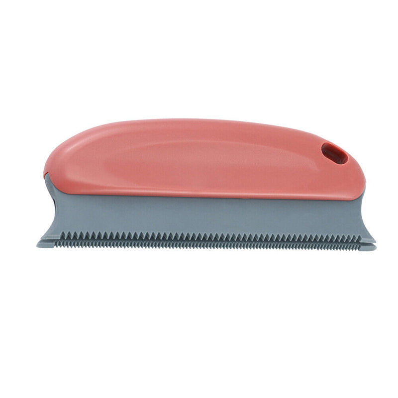 Dog Cat Pet Hair Remover Manual Cleaning Brush for Carpets Beds (Red) Newly