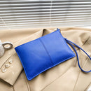 Women Clutch Handbags Envelope Long Wallet Solid Color Lady Party Evening Purse