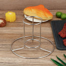 Steel Grill Chicken Stand Chicken Roaster Rack Beer Can Chicken Holder