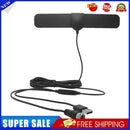 80 Miles Range Indoor Digital HD Amplified TV Linear Antenna Signal Booster