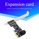 SA3001 2 Port SATA III PCIe Card SATA 3.0 to PCI-e 1X Adapter with Bracket Newly